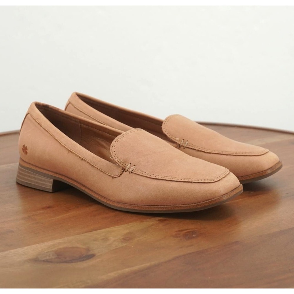 Lucky Brand Womens Laurien Slip On Loafers Size 6 M Dusty Pink Leather